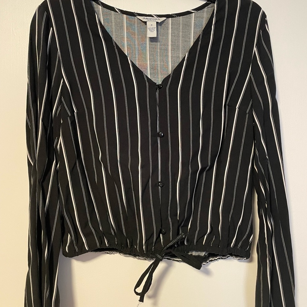 Black Button Down Blouse